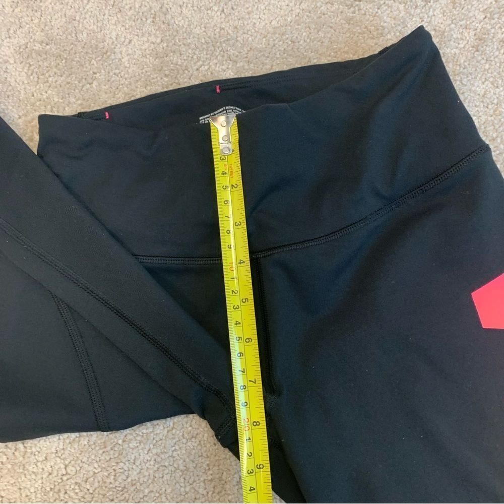 Victoria’s Secret VSX Black multicoloured rainbow vertical logo gym leggings XS - Picture 6 of 9